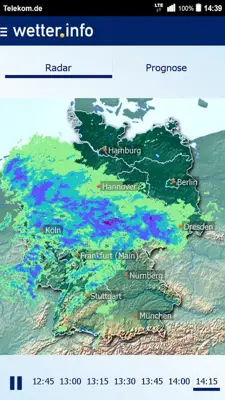 wetter.info android App screenshot 2