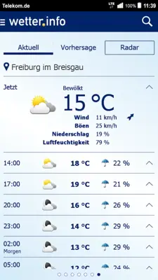 wetter.info android App screenshot 5